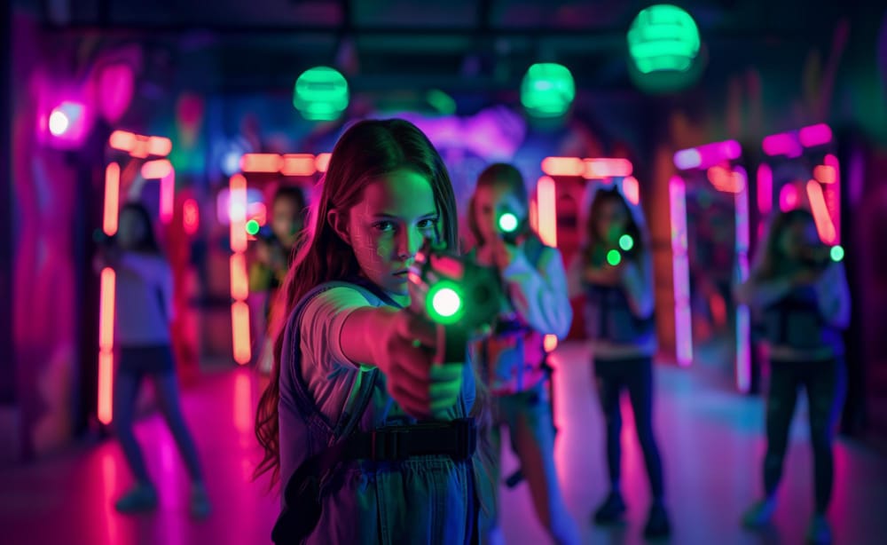 Lasertag im Dockx Berlin